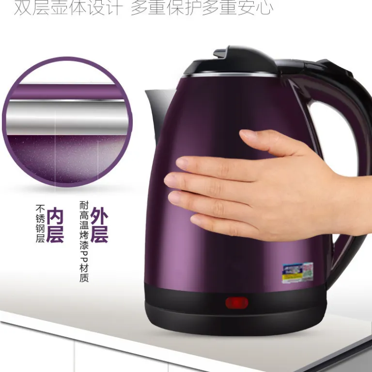 کتری برقی استیل ضدزنگ کوچک خانگی با ظرفیت بالا و قابلیت حفظ دما