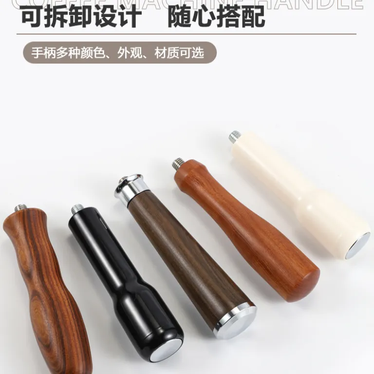 دسته بدون کف قهوه‌ساز Barsetto 58mm با دسته چوبی و استیل ضدزنگ