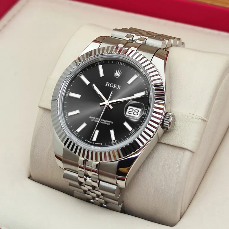ساعت مردانه اتوماتیک رولکس طرح Datejust بند استیل ضدآب کلاسیک مجلسی