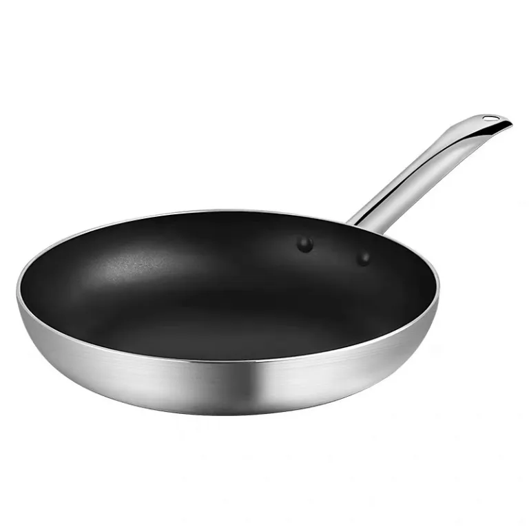 ماهیتابه نچسب تفلون تک‌دسته با کف کامپوزیت مناسب استیک، تخم‌مرغ، گاز و اجاق القایی