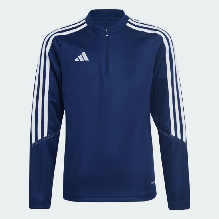 کاپشن ورزشی بچه‌گانه adidas یقه‌گرد راه‌راه راحت و شیک