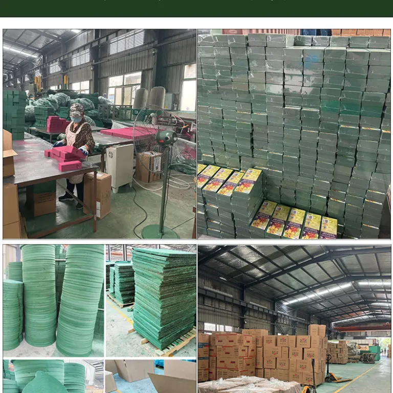 بلوک اسفنج گل، عمده اسفنج مرطوب، مخصوص مجالس و گلفروشی، مواد گل آرایی دست‌ساز با تراکم بالا و جذب آب