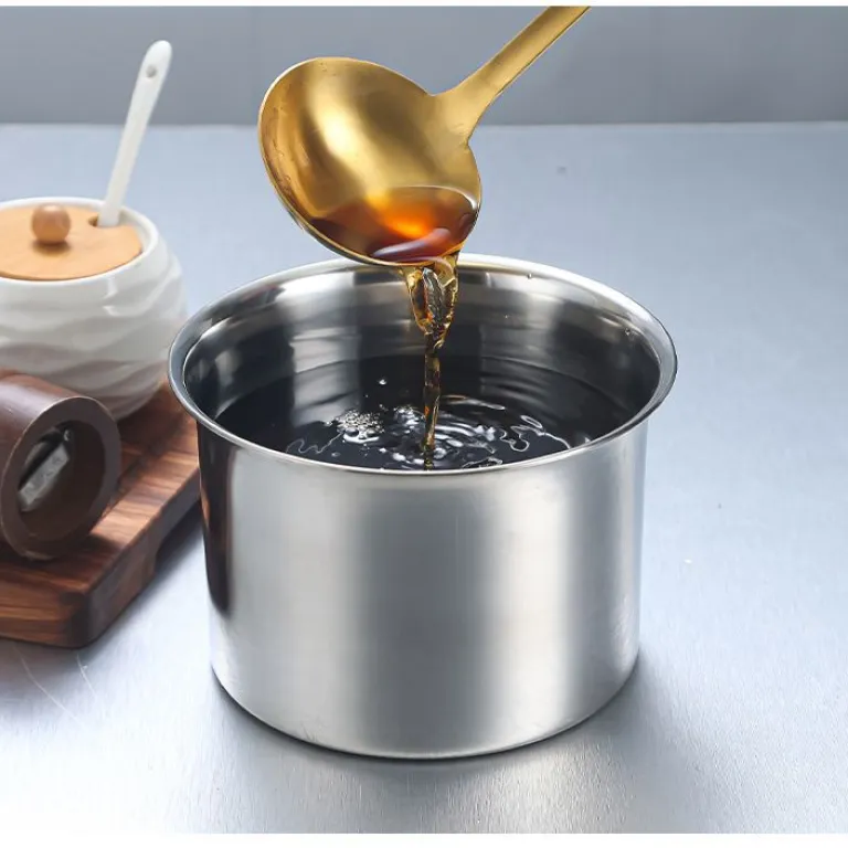 ظرف ادویه استیل ضدزنگ درب‌دار مخصوص روغن چیلی، مناسب مصارف خانگی و تجاری، ست یکپارچه چاشنی باربیکیو