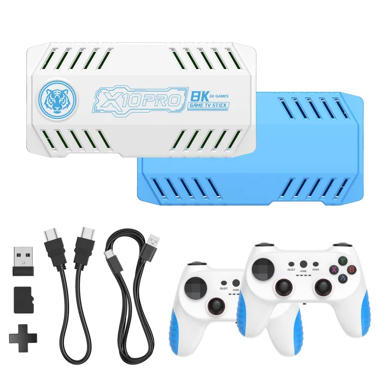 کنسول بازی تلویزیونی خانگی جدید X10 باکس بازی PSP با کیفیت بالا اجرای بازی God of War 3D دسته بی‌سیم