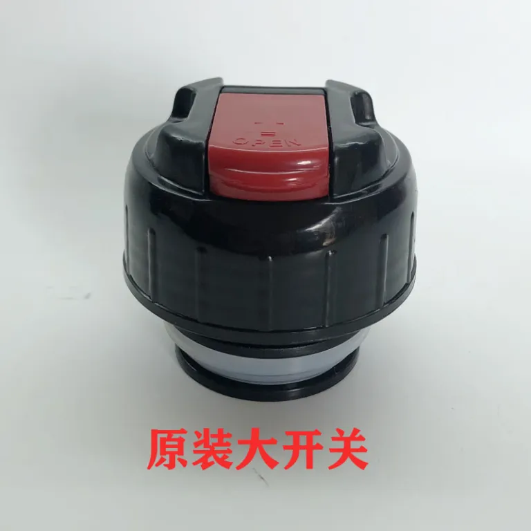 لوازم جانبی درب قمقمه گلوله‌ای 4.5\5.2CM شامل سوئیچ، درپوش داخلی، شیر خروجی، واشر و چوب‌پنبه