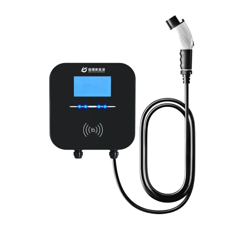 7kw شارژر خانگی خودرو برقی انرژی نو با اسکن کد هوشمند برای شارژ خودرو برقی، مناسب نصب در فضای باز و ایستگاه تجاری شارژ آهسته