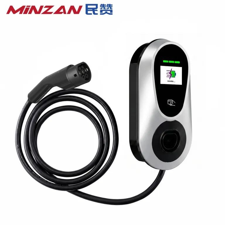 شارژر خودروی برقی Type2 استاندارد اروپا 7KW، شارژر خانگی AC تسلا سه‌فاز 22KW