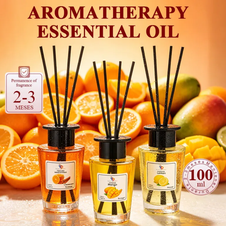 120ML دیفیوزر چوبی با اسانس طبیعی، خوشبوکننده هوا مناسب اتاق خواب، دفتر کار و منزل