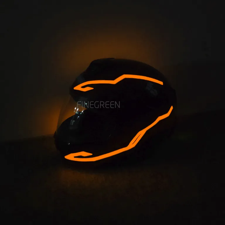 چراغ LED کلاه ایمنی موتورسیکلت، نوار نورانی USB، نوار LED کلاه ایمنی، تولیدکننده نوار EL کلاه