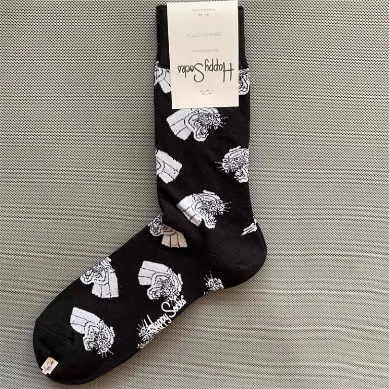جوراب رنگی HappySocks مردانه طرح کارتونی فانتزی اینستاگرامی ساق‌متوسط بیرونی خیابانی