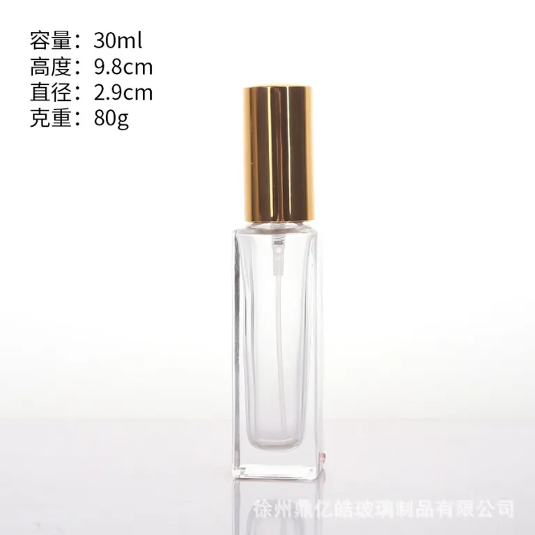 موجود بطری شیشه‌ای تقسیم عطر 30ml50ml100ml بطری عطر، بطری اسپری لوازم آرایشی، بسته‌بندی محصولات مراقبت از پوست
