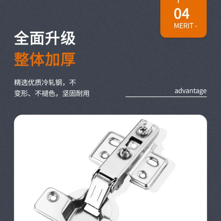 35 لولای ثابت کابینت و کمد با کاسه ضخیم، بدون دمپر هیدرولیک، از فولاد نورد سرد، مناسب مبلمان و صادرات