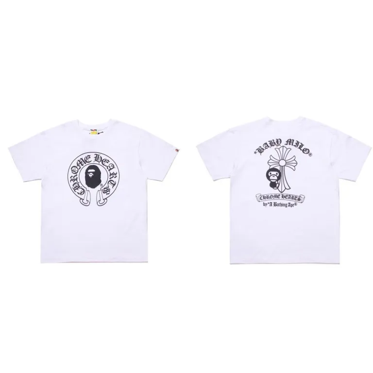 تی‌شرت BAPE تابستانی طرح سر میمون استتاری مردانه و زنانه استایل ژاپنی موجودی عمده