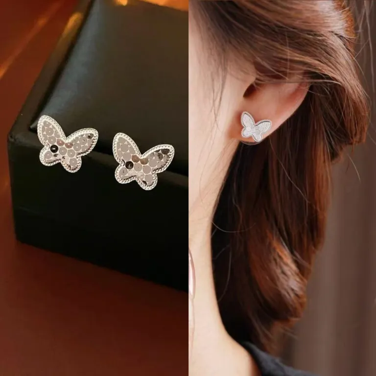 S925 گوشواره میخی نقره خالص با حس لوکس، شیک و همه‌پسند مناسب استایل، عمده از تولیدکننده برای فروش شب‌بازار و بساط