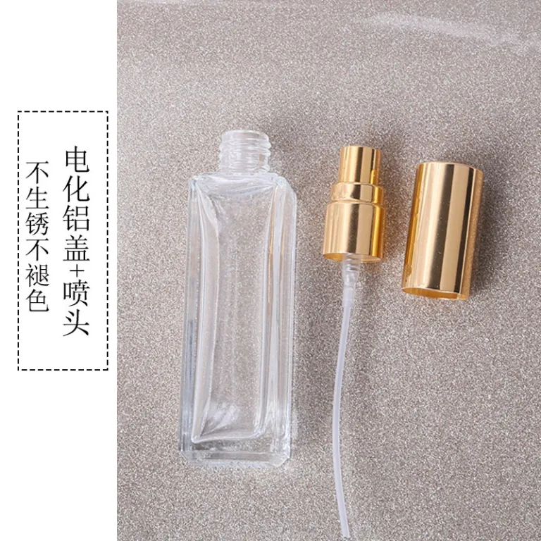 شیشه عطر خالی اسپری قابل حمل برای سفر، بطری تقسیم عطر نمونه کوچک، بطری شیشهای تونر لوکس