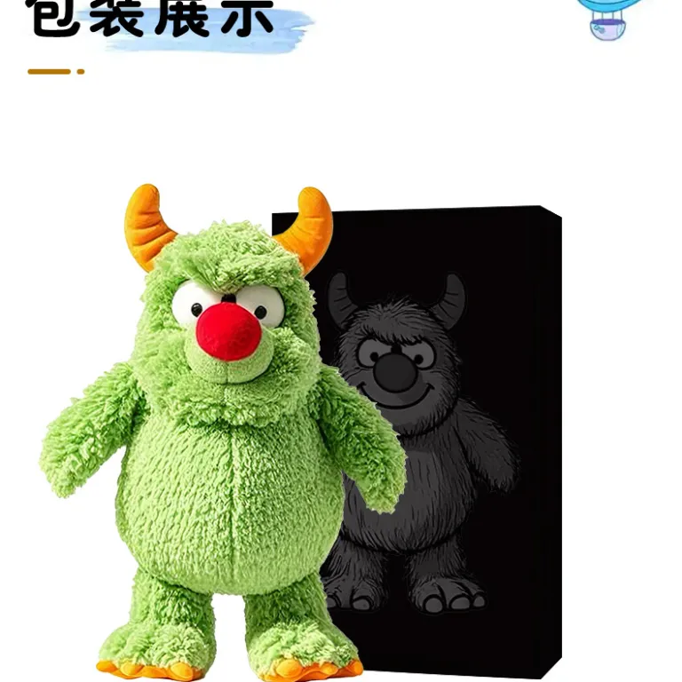 عروسک پولیشی هیولای بامزه دماغ قرمز Red nose monster سفارشی جدید صادراتی