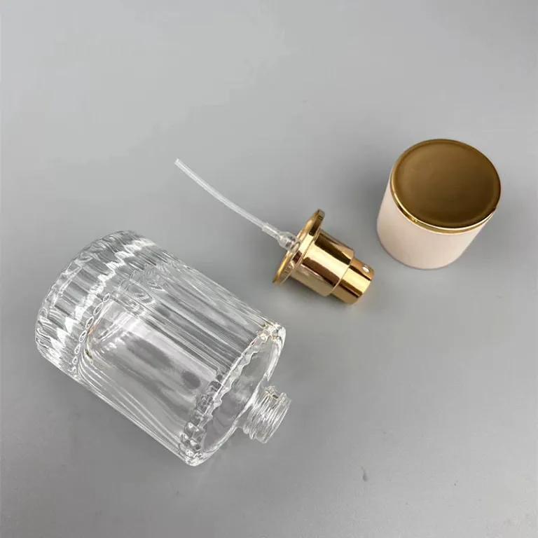 F080-30ML50ML100ML بطری خالی عطر مسافرتی قابل حمل شیشه‌ای اسپری، فروش مستقیم کارخانه