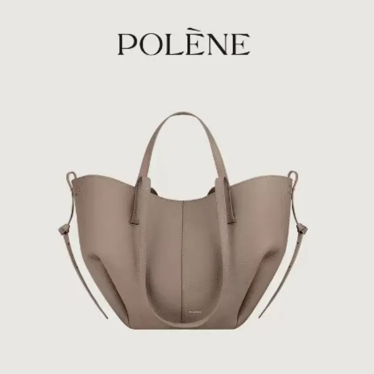 کیف توت کراس‌بوردر مدل بال‌دار polene مدل جدید Cyme کیف دوشی چرم گاوی کیف دستی گنجایش بالا
