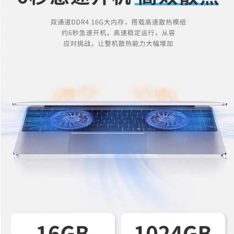 لپ‌تاپ 15.6 اینچی با صفحه‌نمایش بزرگ Core i9i7، طراحی باریک و سبک برای کارهای اداری، تماشای فیلم، بازی و وب‌گردی N5095