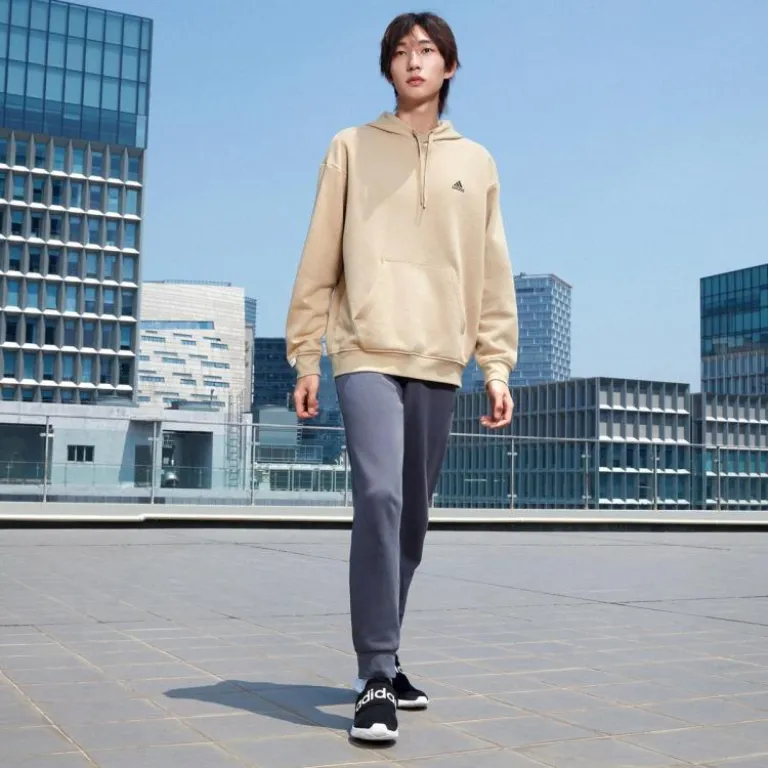 سویشرت کلاه‌دار یونیسکس adidas ساده شیک راحت