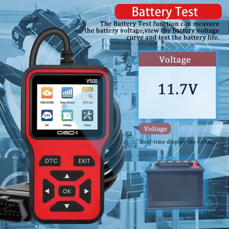 دستگاه عیب‌یاب خودرو OBD2 v500 کارت‌خوان کد خطا اسکنر مخصوص تجارت خارجی