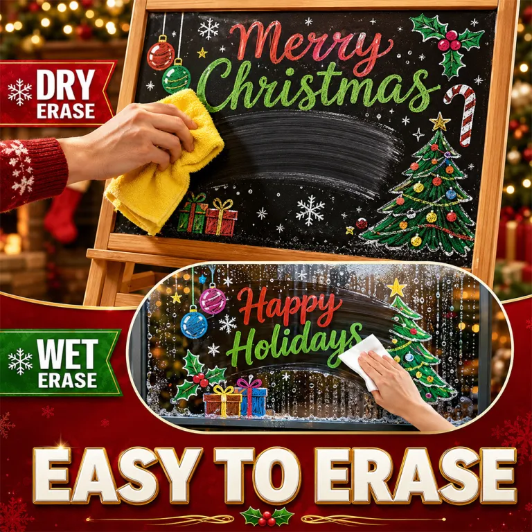 مجموعه گچ مایع رنگی 8 رنگ ماژیک پاک‌شدنی شیشه‌ای نقاشی کودکان DIY تبلیغاتی POP تخته سیاه