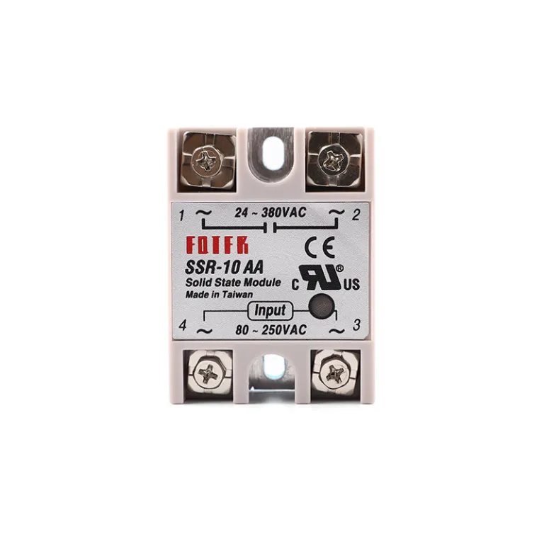 رله حالت جامد تک‌فاز کنترل AC SSR-10AA بدون کنتاکت SSR-40AA 25AA صادراتی