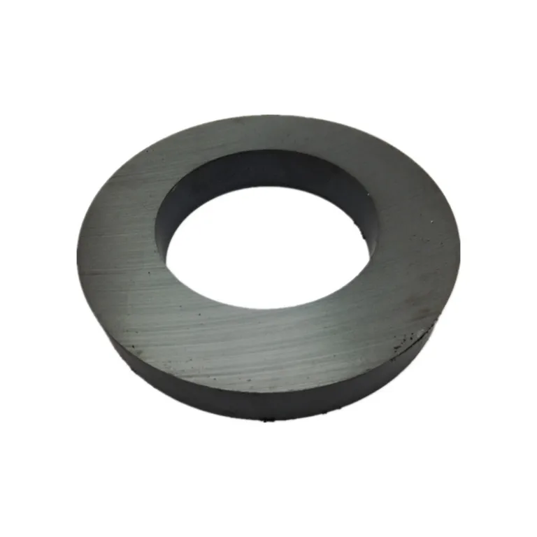 آهنربای فریت حلقه‌ای بزرگ بلندگو 100-60*15mm آهنربای معمولی برای جمع‌آوری میخ و آهن در کارگاه ساختمانی