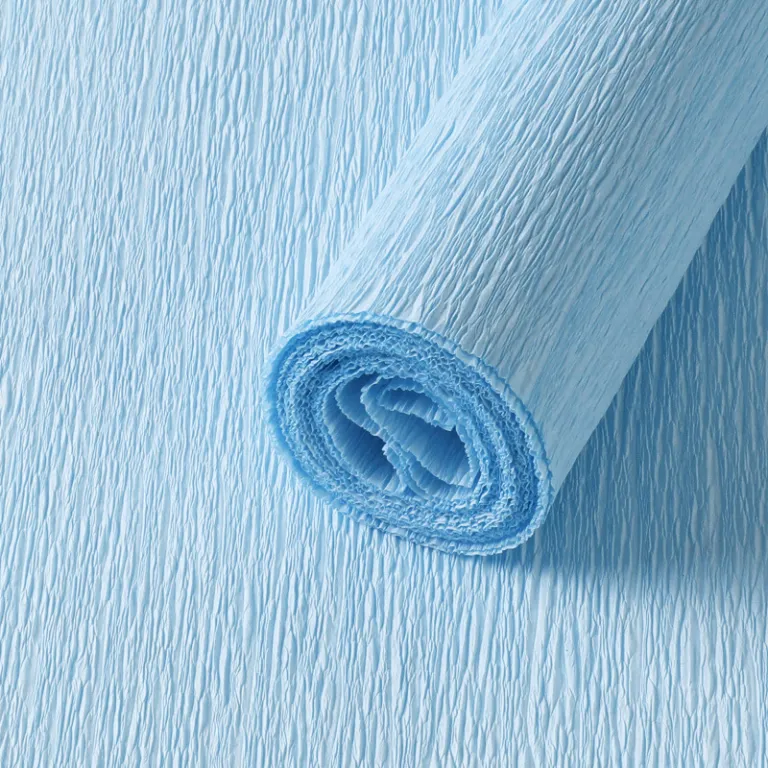 فروش مستقیم کارخانه، کاغذ کرپ رنگی ضخیم، مواد ساخت گل دستی، کاغذ DIY چین‌دار، کاغذ دستی برای گل رز