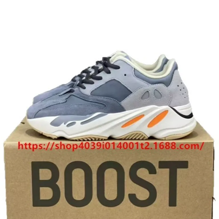 کفش اصل پوتیان یزی originalsboost700v2 مردانه و زنانه 700v3 کفش پدری ساق کوتاه مشکی
