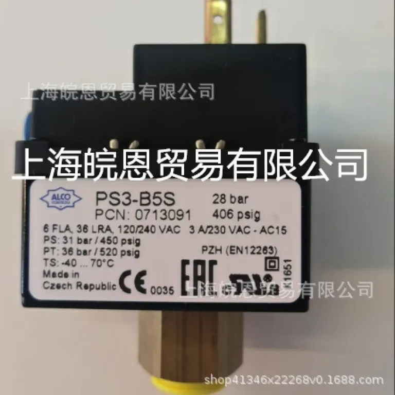 PS3-B5S PS3-B5S PS3-ALR W6S کلید حفاظتی فشار بالا ALCO قطعات یورک جانسون