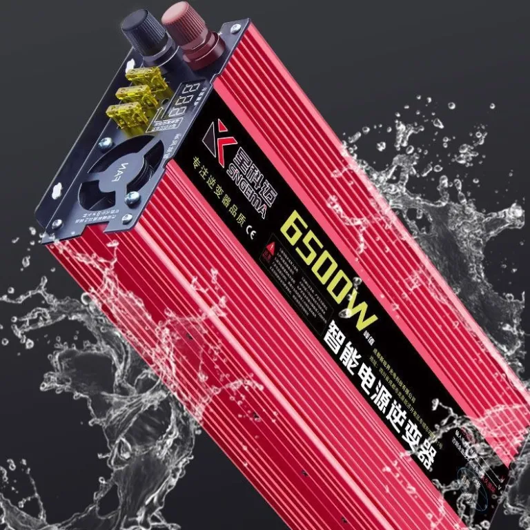 اینورتر موج اصلاح‌شده پرقدرت 12V خودرویی 24V کامیون هوشمند 6072V به 220V دوولتاژ دست‌فروشی