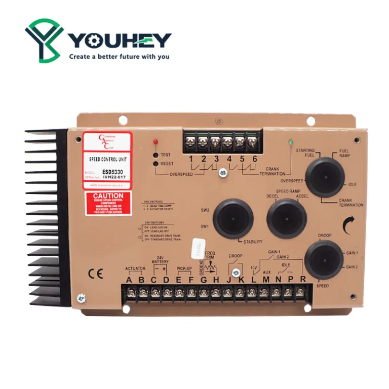 ESD5330 ماژول کنترلر تغییر سرعت الکترونیکی برای تنظیم دور موتور دیزل ژنراتور