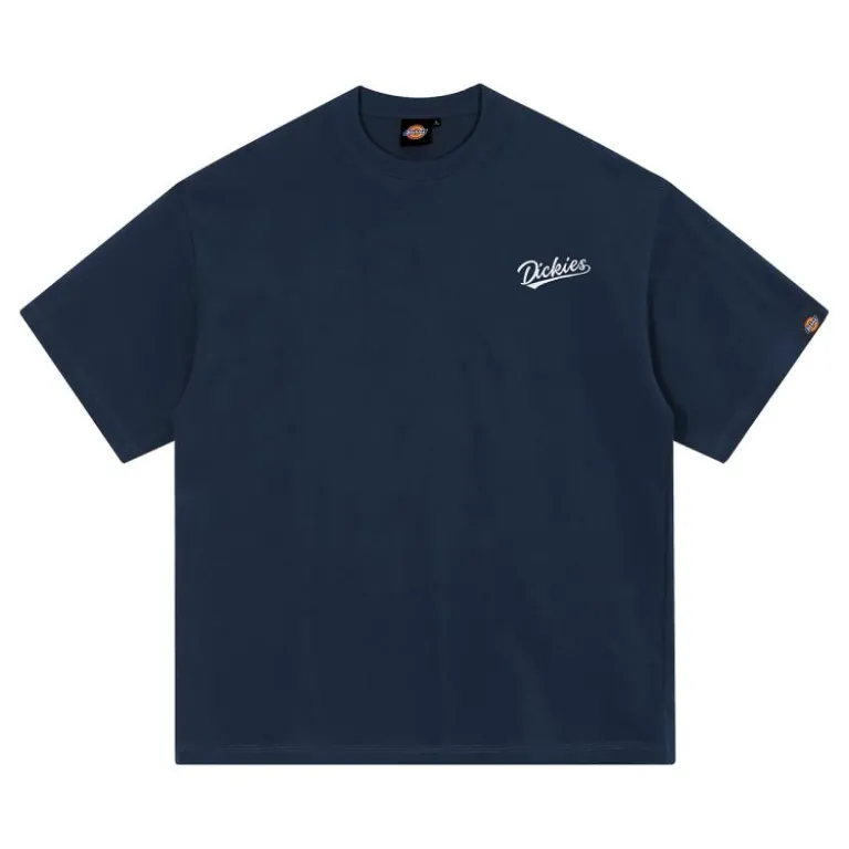 تی‌شرت مردانه نخی سنگین Dickies، تنفس‌پذیر و راحت، مدل کلاسیک وینتیج، آستین کوتاه، استایل روزمره آمریکایی