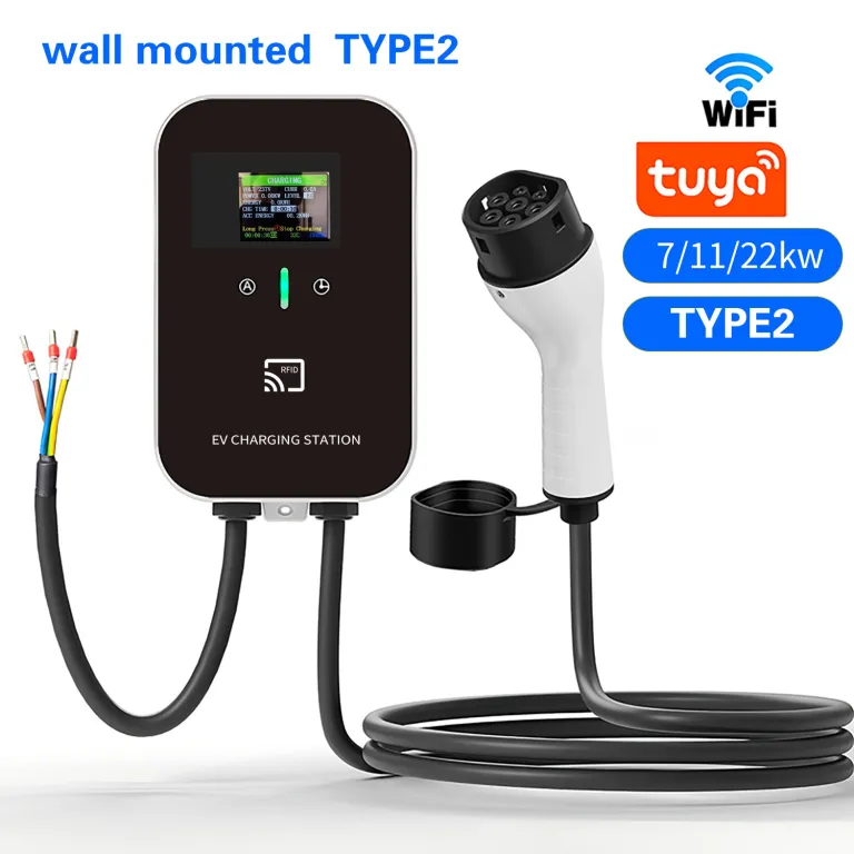 شارژر AC خانگی صادراتی استاندارد اروپا 7KW خودروی برقی انرژی نو دستگاه یونیورسال پروژه مهندسی کارخانه