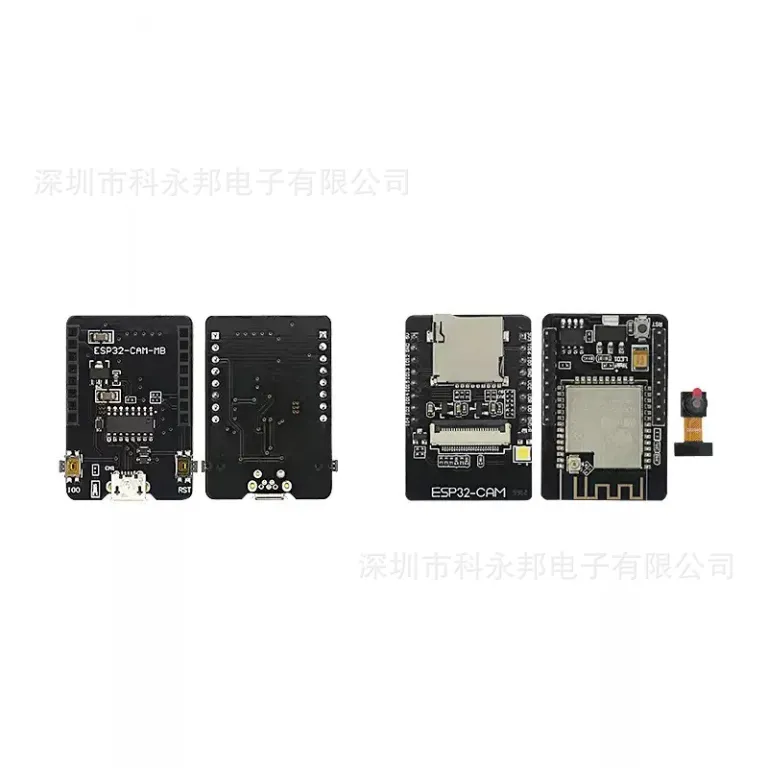 برد توسعه ESP32-CAM ماژول وای‌فای و بلوتوث ESP32 مبدل پورت سریال مناسب برای دوربین OV2640/5640
