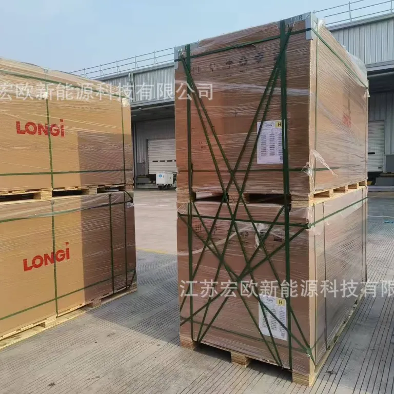 پنل خورشیدی فتوولتائیک LONGi 650w پنل تک‌شیشه‌ای LR7-72HVHF-650M