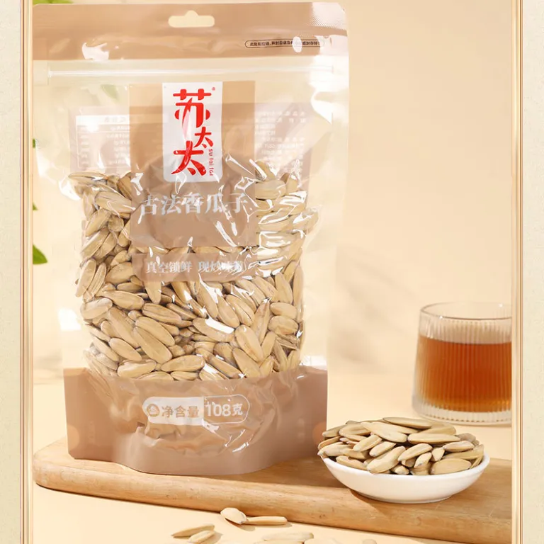 تخمه آفتابگردان برند سو تای‌تای، عمده فروشی کارتنی 108g*40 بسته، طعم اصلی به روش سنتی، میان‌وعده