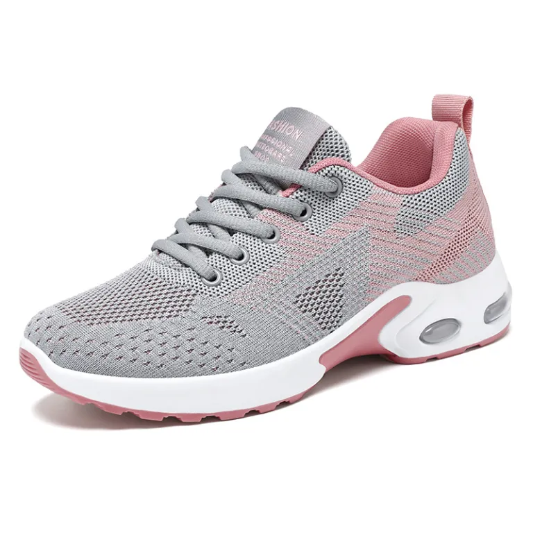 کفش ورزشی زنانه بهاره کراسبوردر سایز بزرگ زیره نرم کفش دویدن کفش هوا shoes کفش توری راحتی