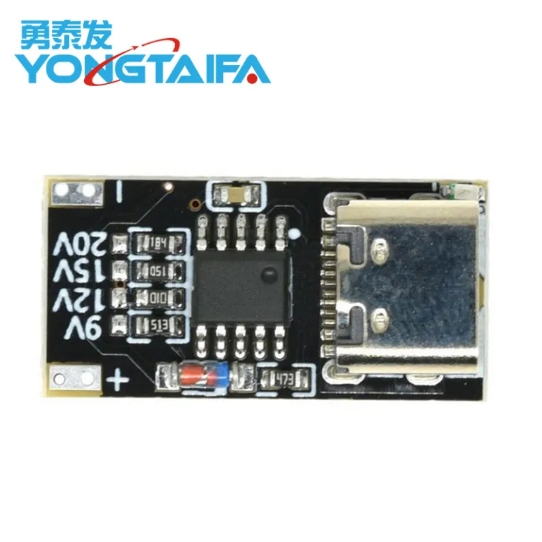 PD/QC Type-c برد تریگر پروتکل ولتاژ شارژ سریع USB 9V 12V 15V 20V