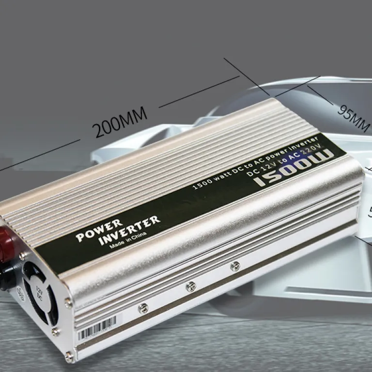 اینورتر خودرو موج اصلاح‌شده نقره‌ای پرفروش 150W تا 2000W تبدیل DC12V به AC220V