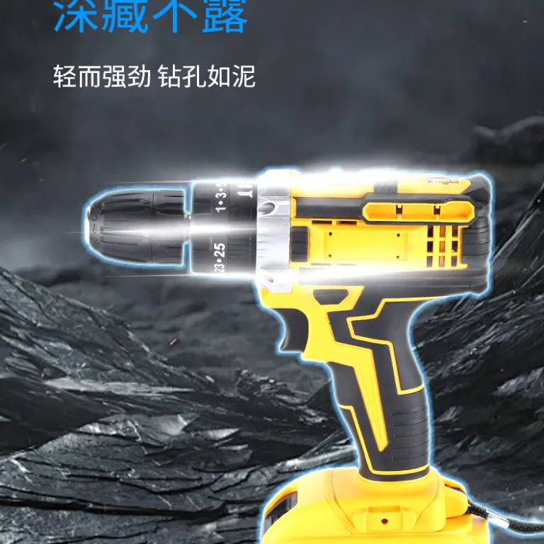 21v دریل شارژی چندکاره پرقدرت ضربه‌ای مناسب صادرات و مصارف خانگی