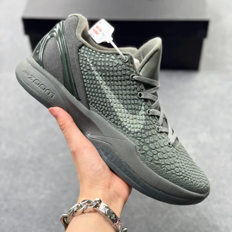 کفش بسکتبال کوبی 6 نسخه اورجینال پوتیان Kobe6 مدل گرین هورنت با صفحه کربنی، مناسب مسابقه و تمرین مردانه و زنانه