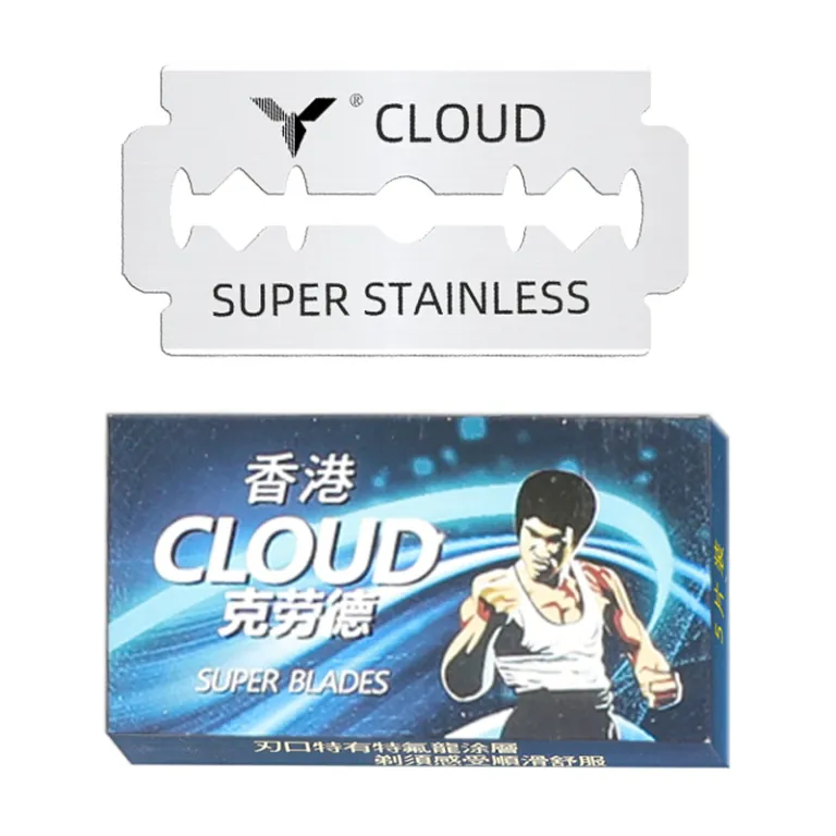 تیغ دولبه استیل ضدزنگ ژاپنی Cloud 74 ساده برای اصلاح ریش و ابرو و صورت و موهای زائد