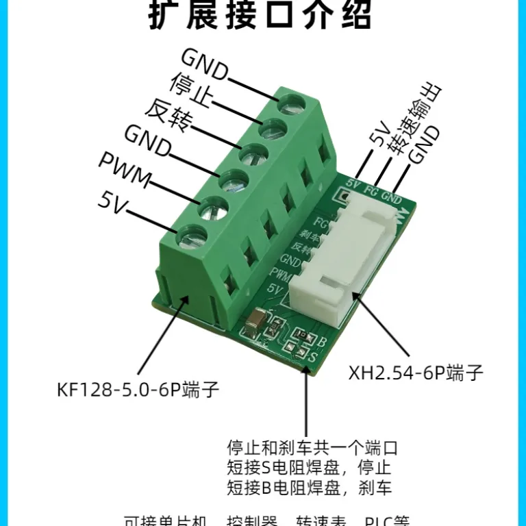 24V48V60V750W برد درایو کنترلر موتور براشلس DC سه‌فاز پرقدرت توقف معکوس تنظیم سرعت