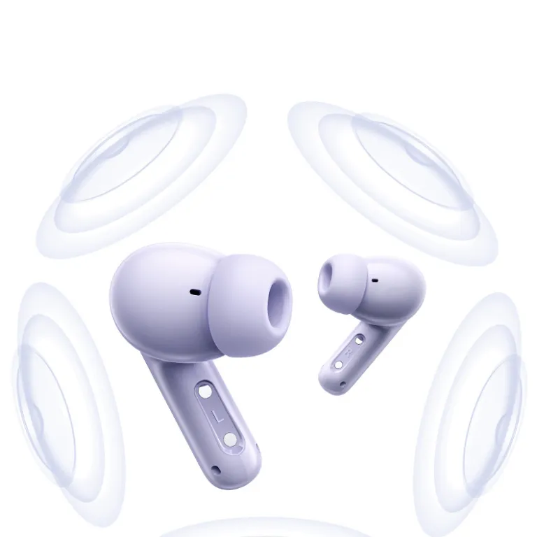 QCY N20 هدفون بلوتوث بی‌سیم داخل گوشی با نویز کنسلینگ فعال - 50dB تطبیقی، میکروفون 6 با حذف نویز و عمر باتری طولانی