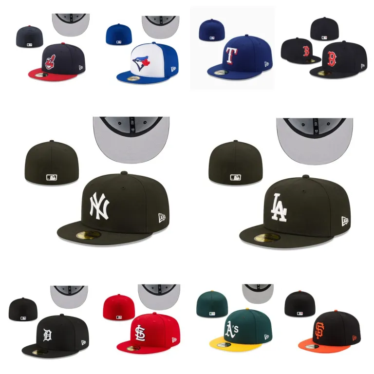 کلاه بیسبال MLB تیم نیویورک یانکیز و لس آنجلس داجرز، پرفروش بین‌المللی، کاملاً بسته، ورزشی در فضای باز، سایز استاندارد، لبه صاف