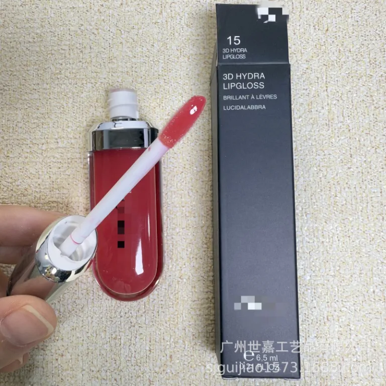 رژ لب مایع آینه‌ای تک‌سر KIO مخصوص صادرات 3D 02 22 12 رژ لب براق شیشه‌ای موجود در رنگ حبوبات 6.5ML