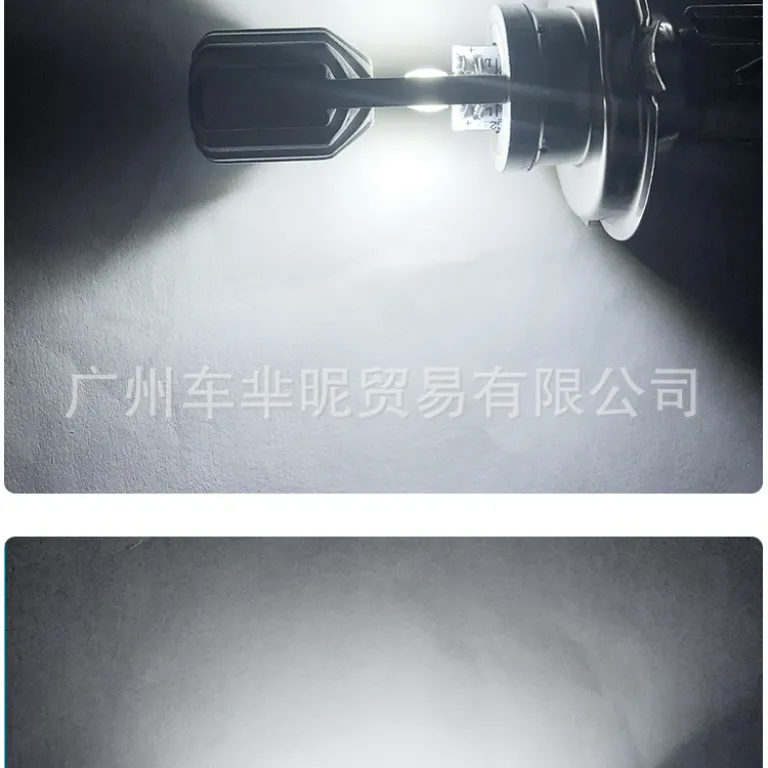 چراغ جلو LED فوق روشن موتورسیکلت و موتور برقی COB H4 یکپارچه نور بالا و پایین، چراغ LED سفارشی هارلی