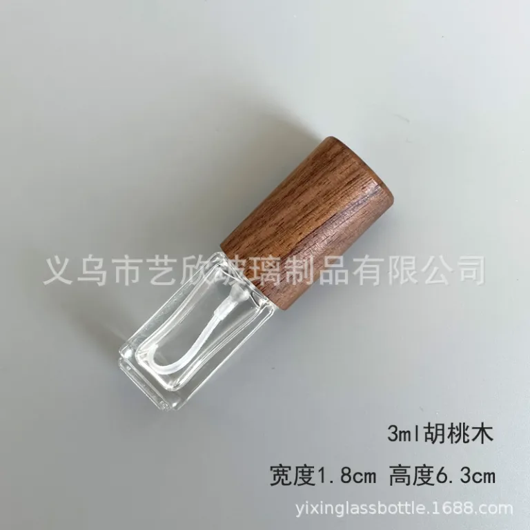 شیشه تقسیم عطر با درب چوبی خالی شیشهای 10ml لوکس مسافرتی قابل حمل 5ml شیشه اسپری نمونه شیشه عطر